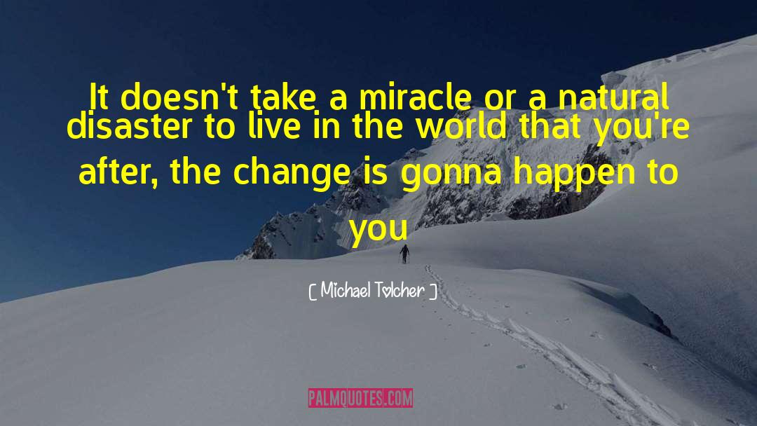Change Doesnt Happen Overnight quotes by Michael Tolcher