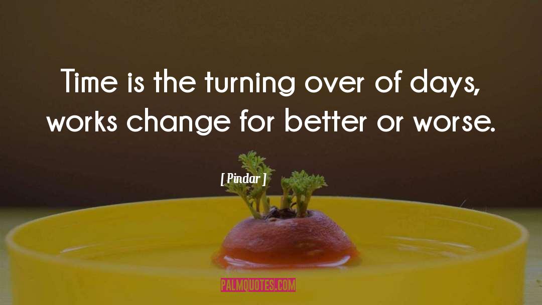 Change For The Better quotes by Pindar