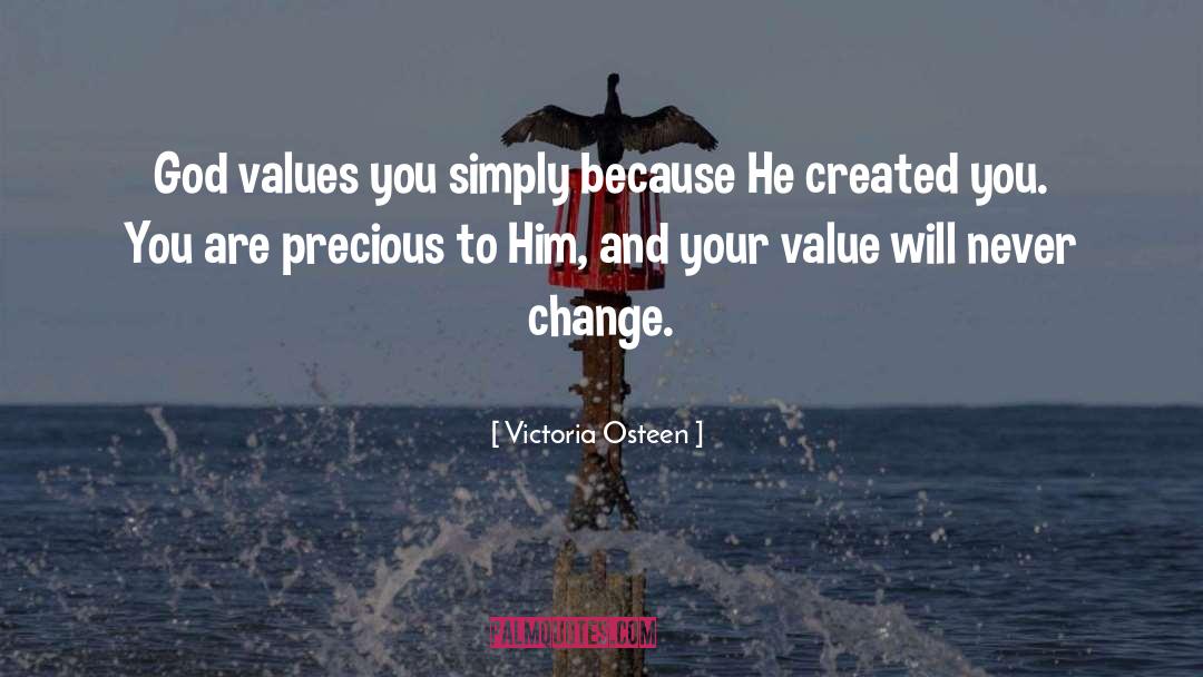 Change God quotes by Victoria Osteen