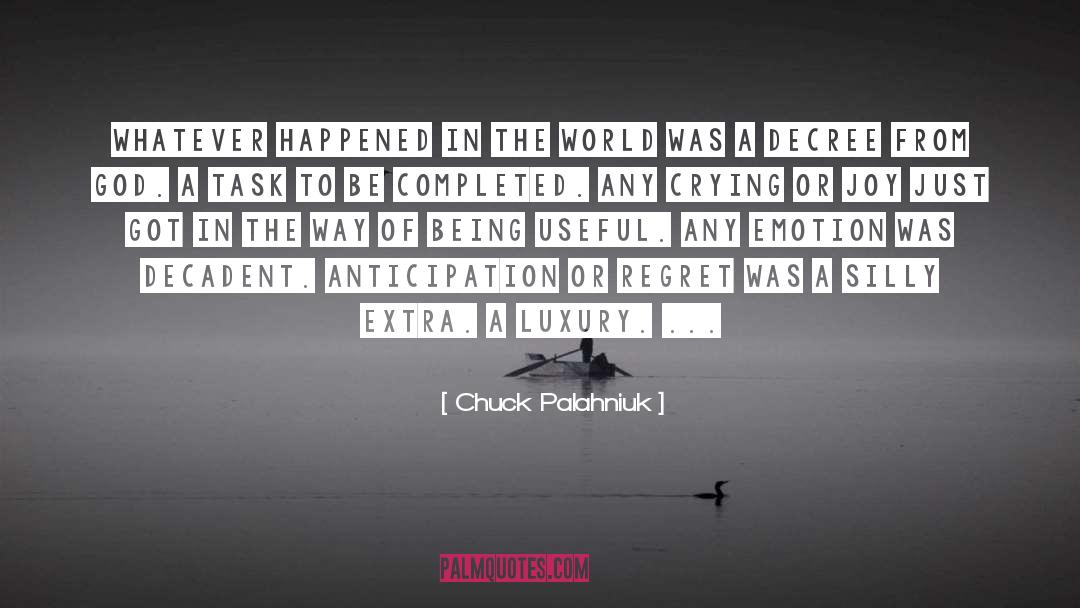 Change God quotes by Chuck Palahniuk