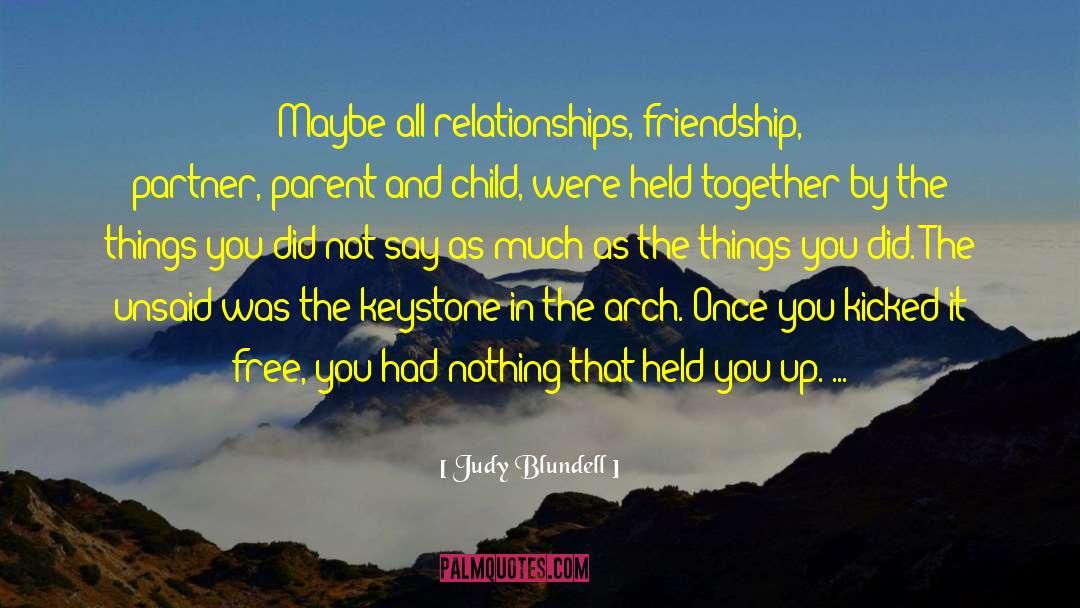 Change In Friendship quotes by Judy Blundell