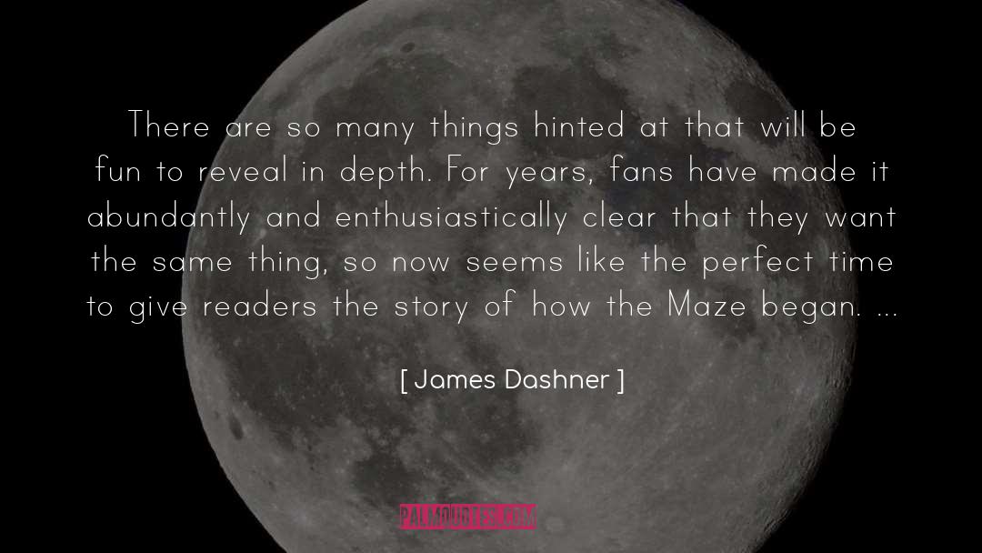 Change In Time quotes by James Dashner