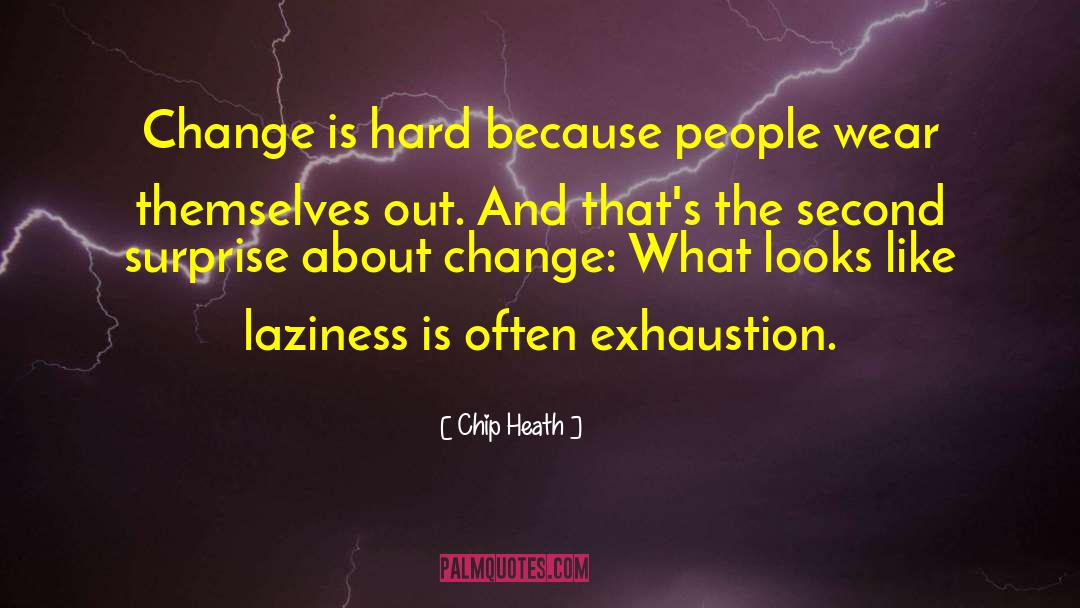 Change Is Hard quotes by Chip Heath