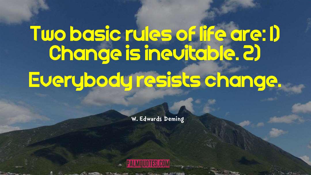 Change Is Inevitable quotes by W. Edwards Deming