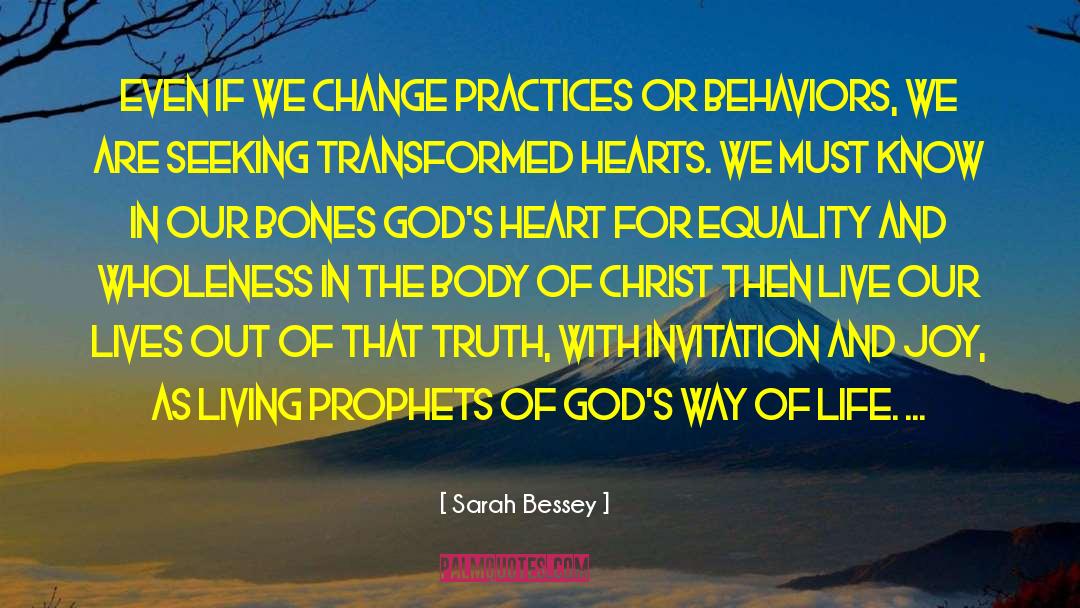 Change Life Joy Motivational quotes by Sarah Bessey