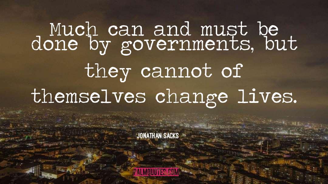 Change Lives quotes by Jonathan Sacks
