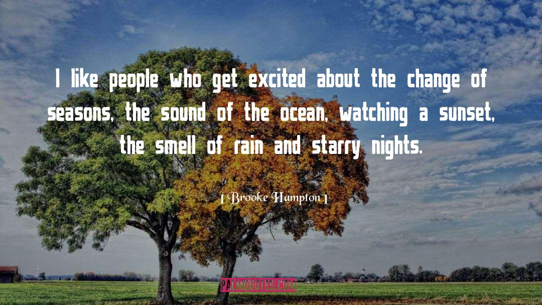 Change Of Seasons quotes by Brooke Hampton