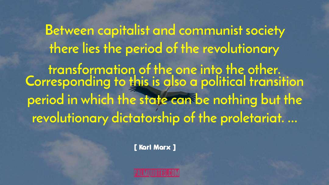 Change Transition quotes by Karl Marx