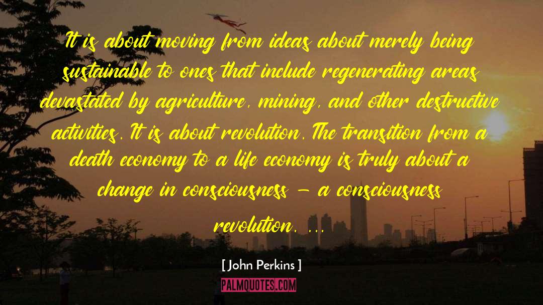 Change Transition quotes by John Perkins
