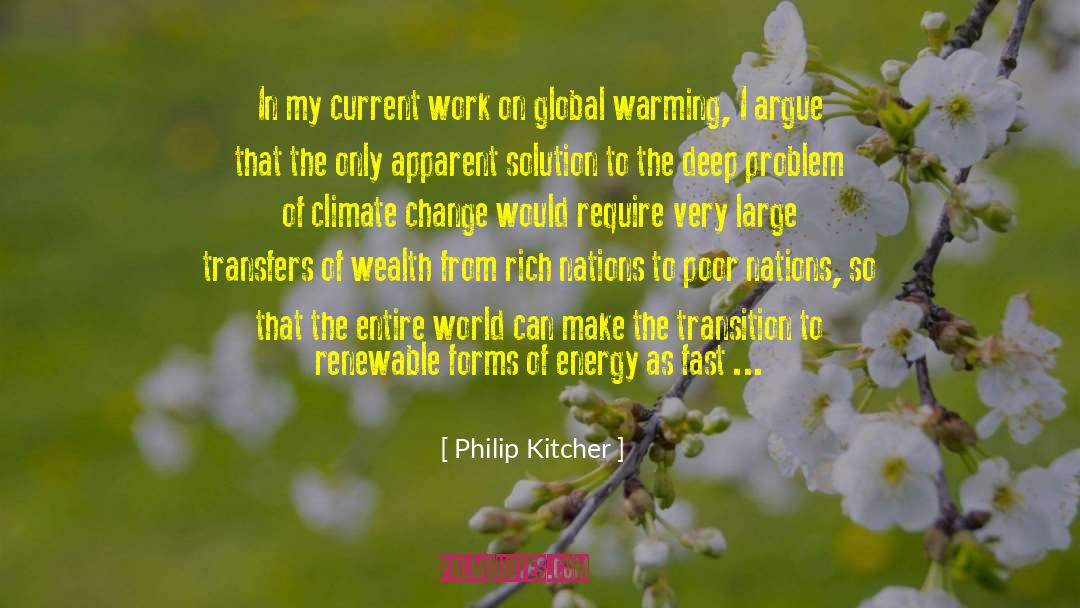 Change Transition quotes by Philip Kitcher