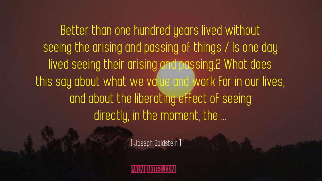 Change Which quotes by Joseph Goldstein