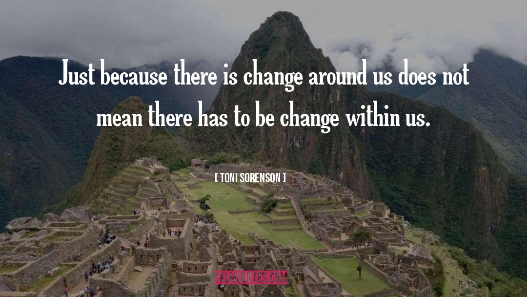 Change Within quotes by Toni Sorenson