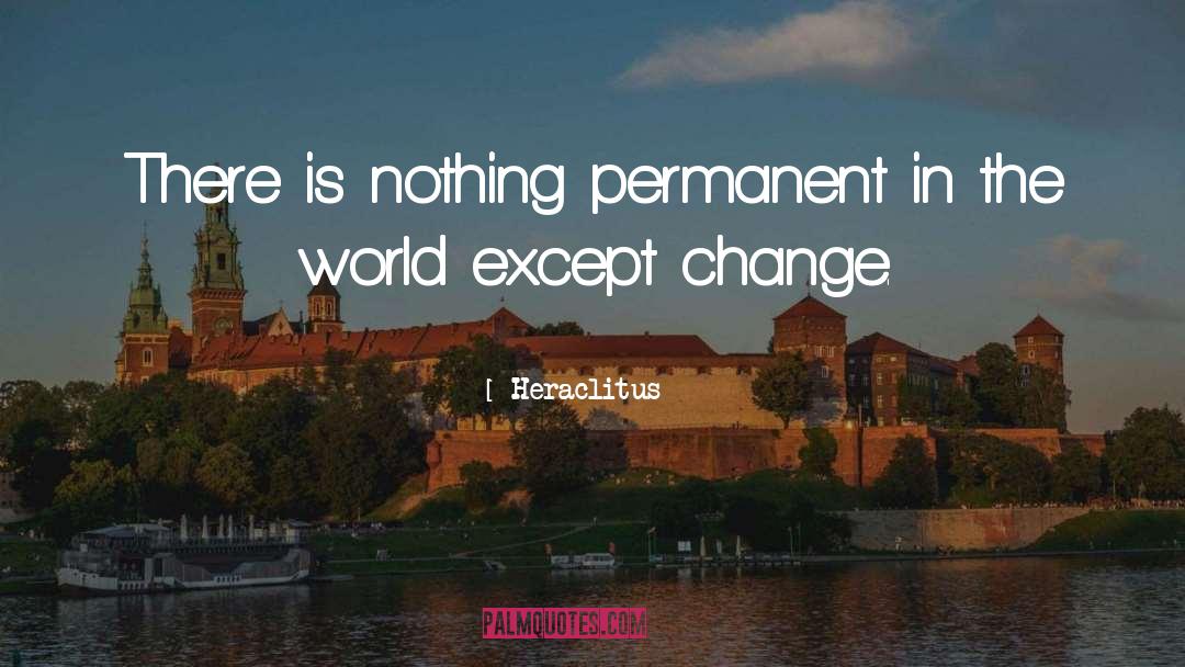 Change World quotes by Heraclitus