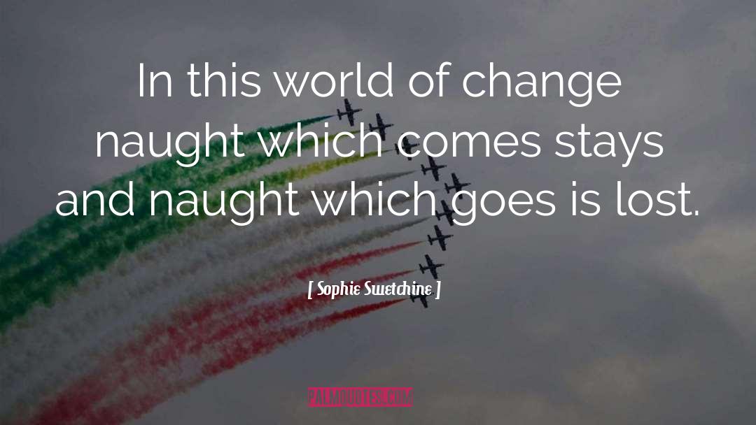 Change World quotes by Sophie Swetchine