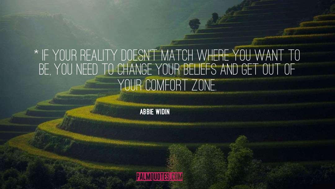 Change Your Beliefs quotes by Abbie Widin