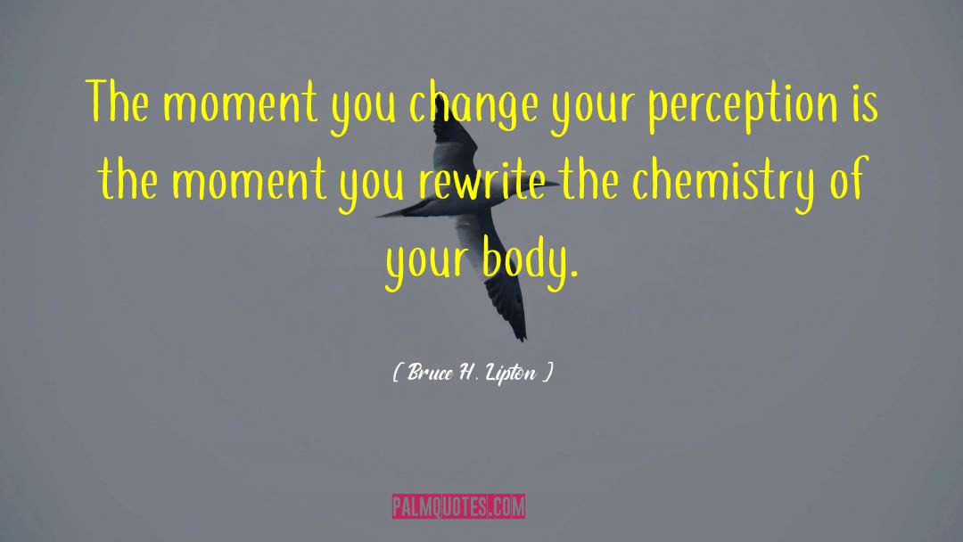 Change Your Perception quotes by Bruce H. Lipton