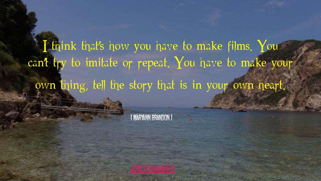 Change Your Story quotes by Maryann Brandon