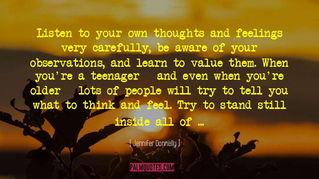 Change Your Thoughts quotes by Jennifer Donnelly