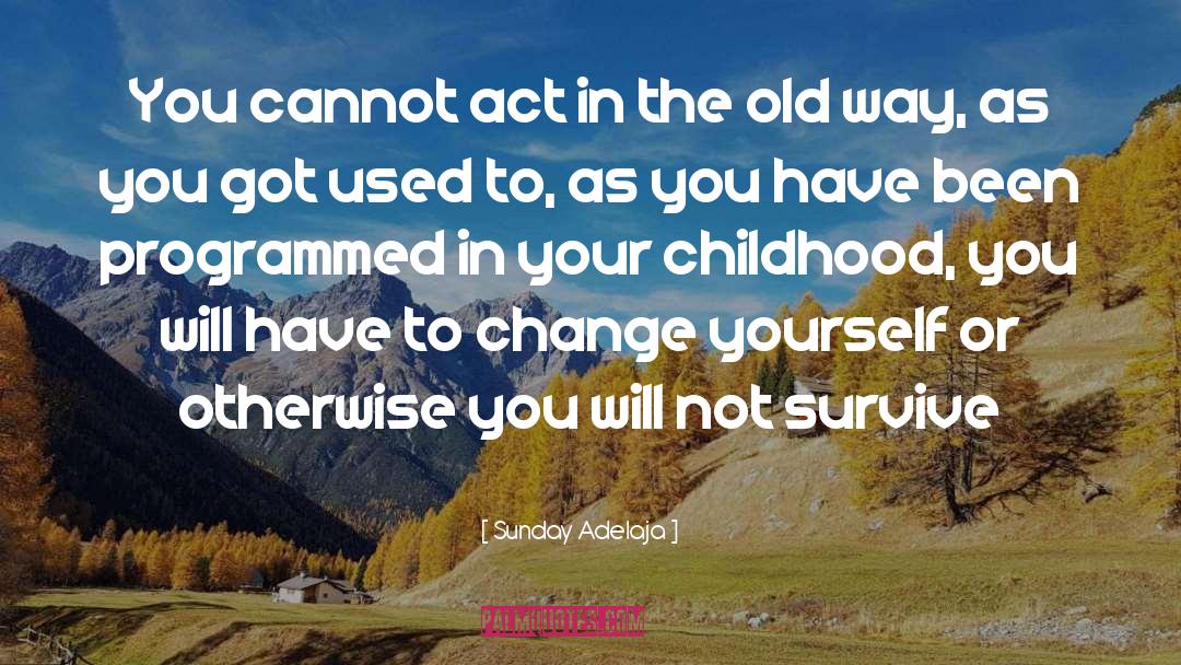 Change Yourself quotes by Sunday Adelaja
