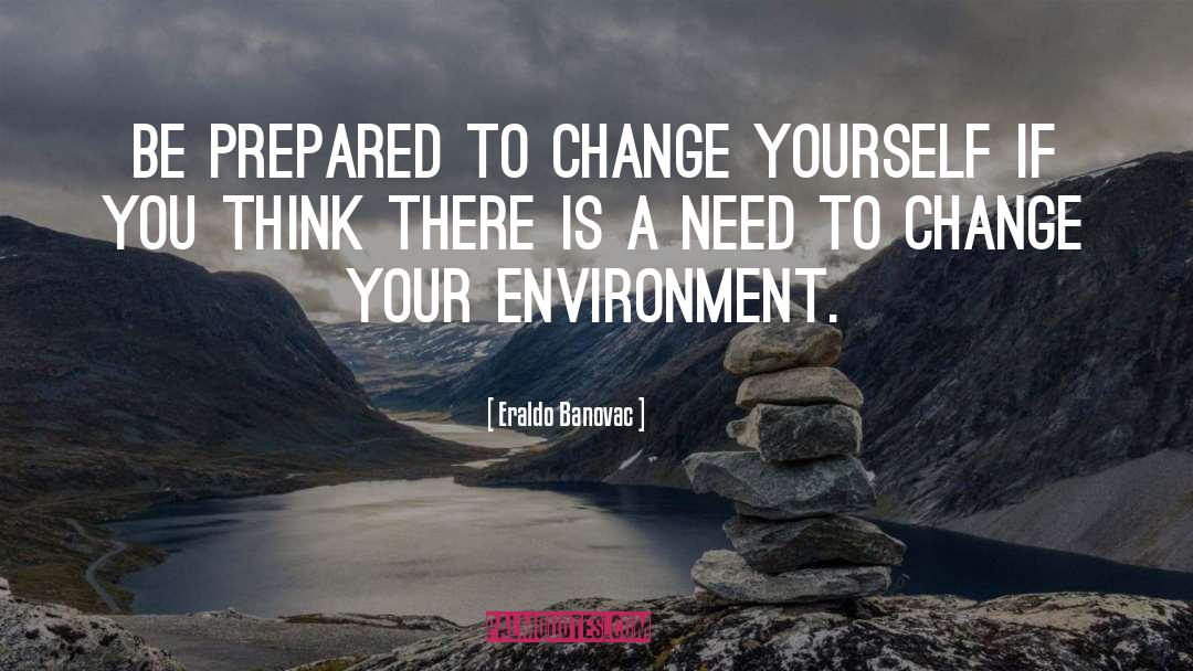 Change Yourself quotes by Eraldo Banovac