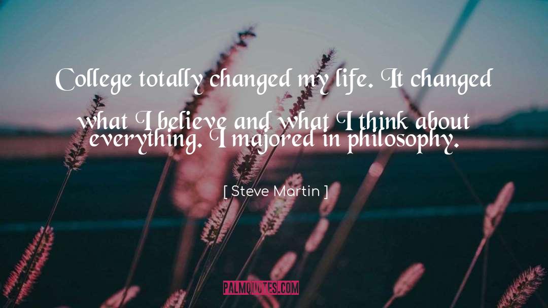 Changed My Life quotes by Steve Martin