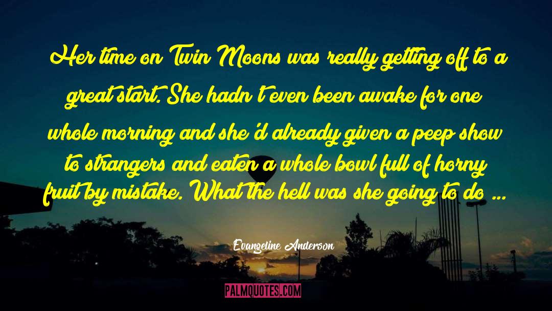 Changeover Time quotes by Evangeline Anderson