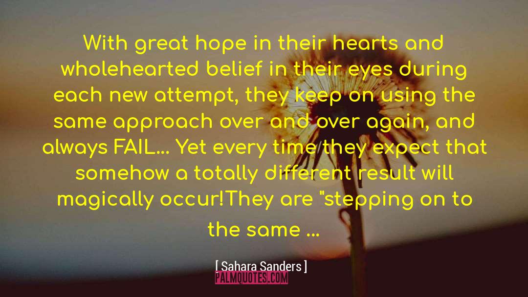 Changes For New Hope quotes by Sahara Sanders