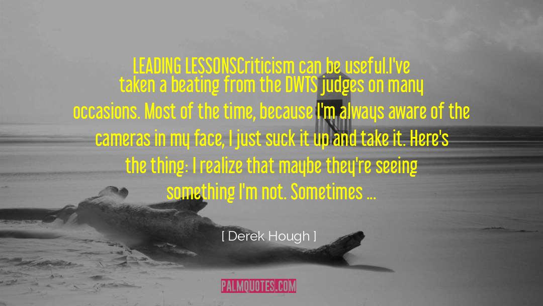 Changing Course quotes by Derek Hough