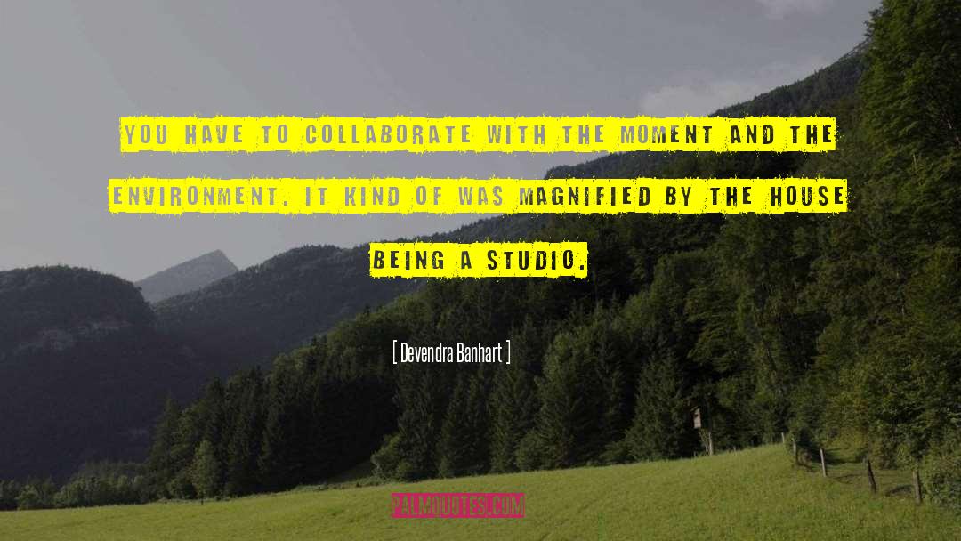 Changing Environment quotes by Devendra Banhart
