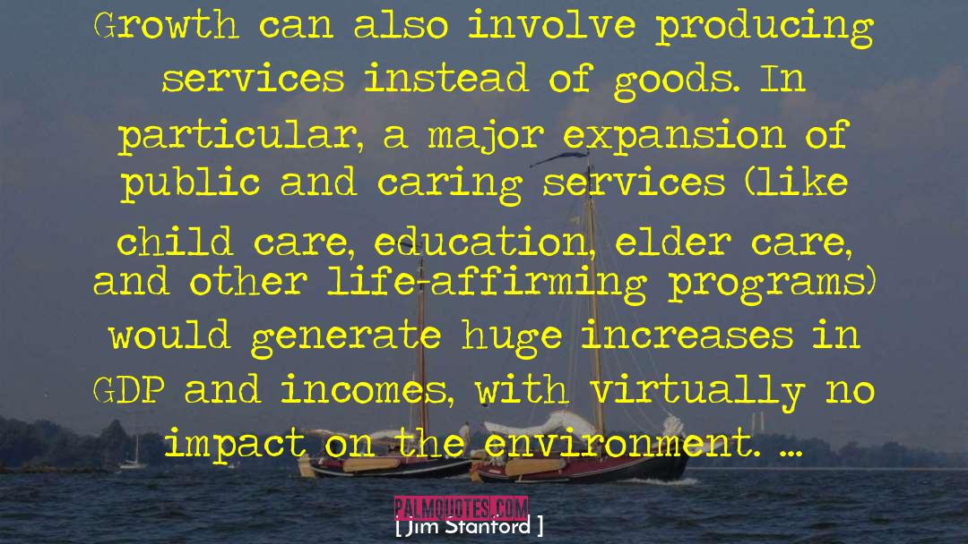 Changing Environment quotes by Jim Stanford