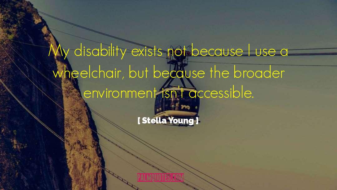 Changing Environment quotes by Stella Young