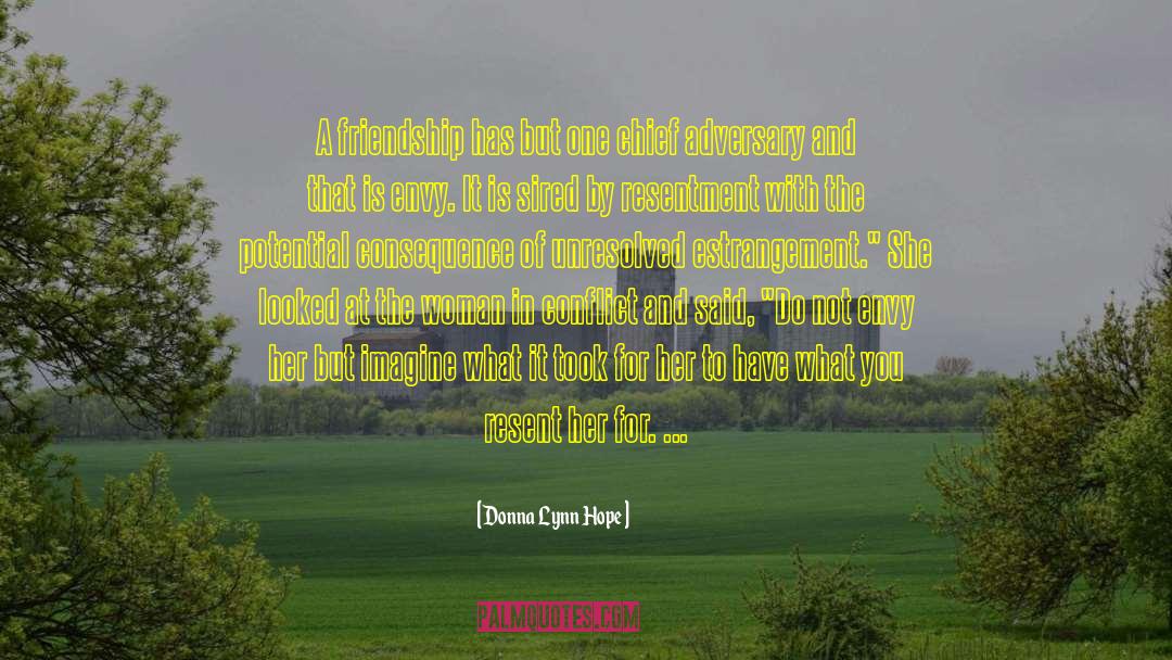 Changing Environment quotes by Donna Lynn Hope