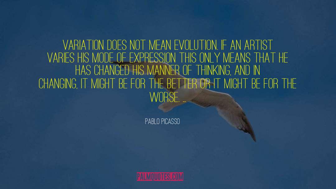 Changing Environment quotes by Pablo Picasso