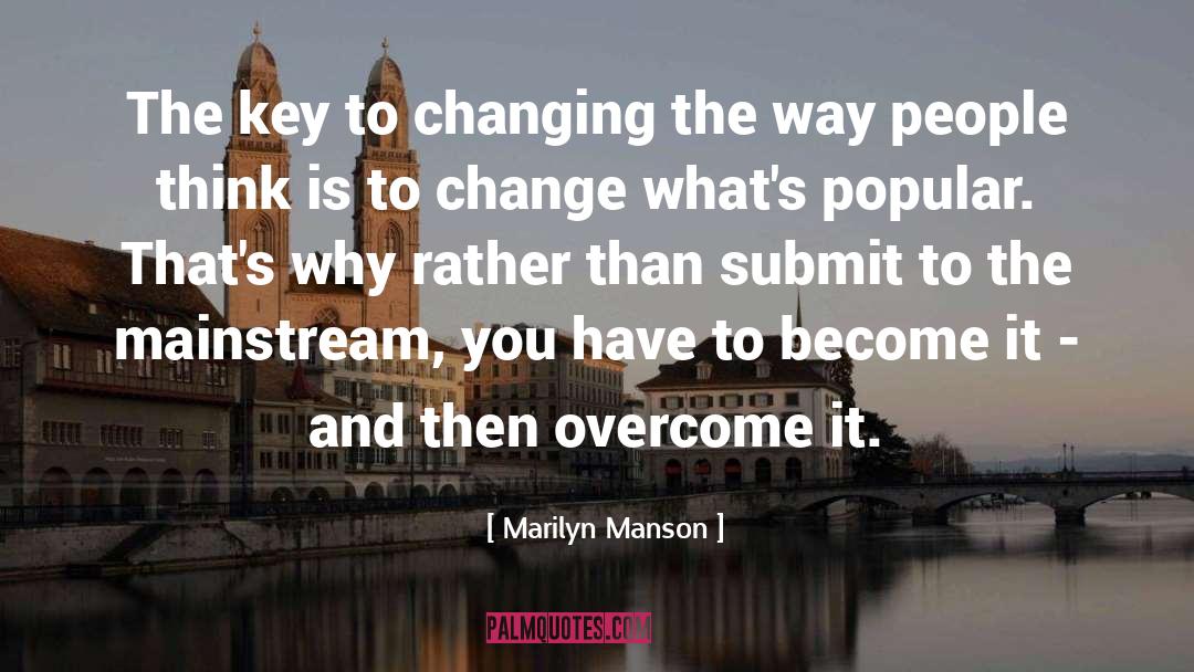 Changing Femininity quotes by Marilyn Manson