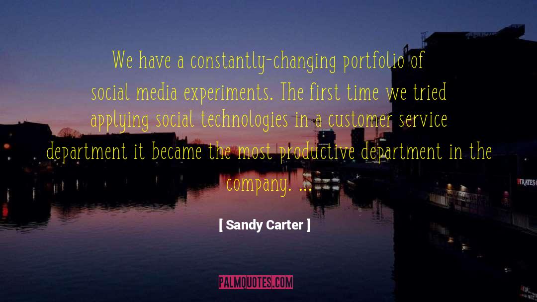 Changing Habits quotes by Sandy Carter