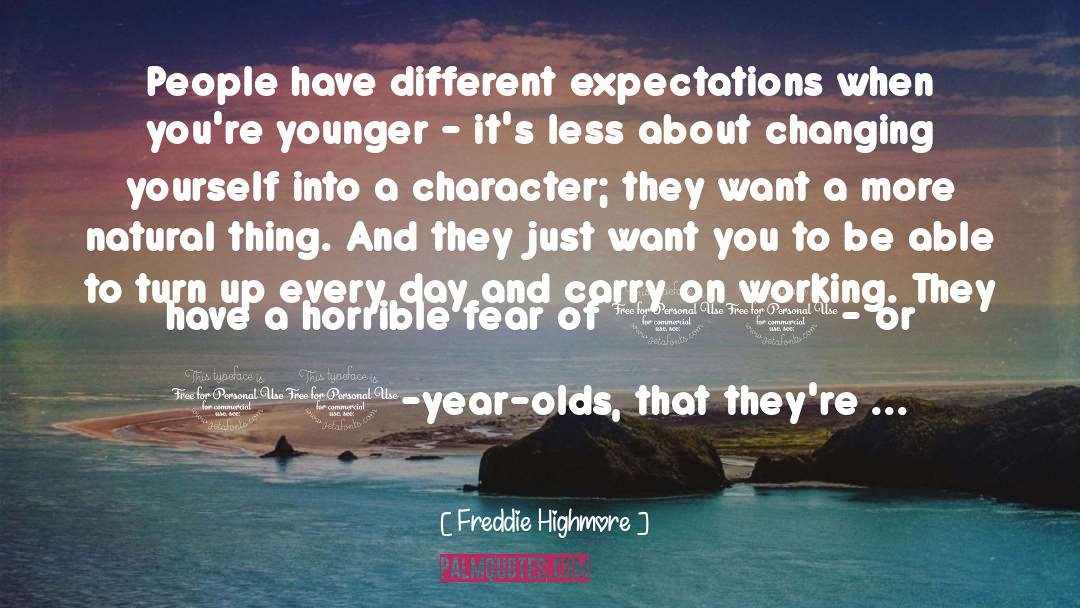 Changing Jobs quotes by Freddie Highmore