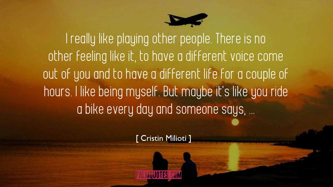 Changing Someone Life quotes by Cristin Milioti