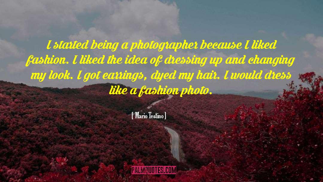 Changing Subject quotes by Mario Testino