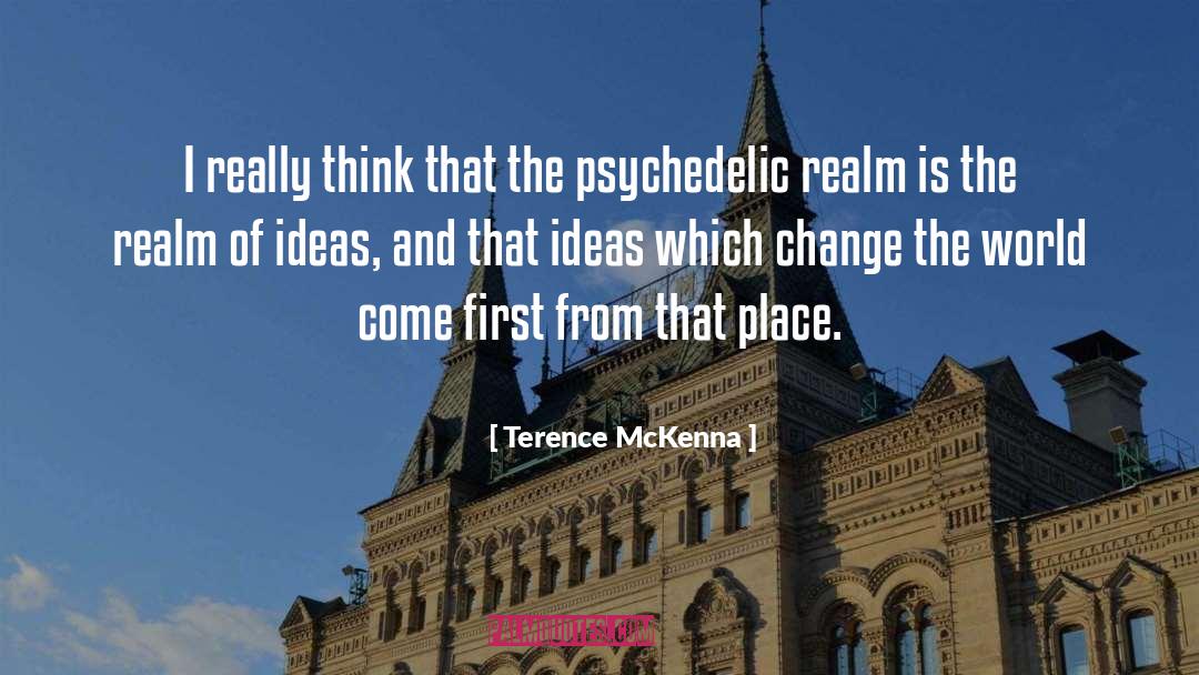 Changing The World quotes by Terence McKenna