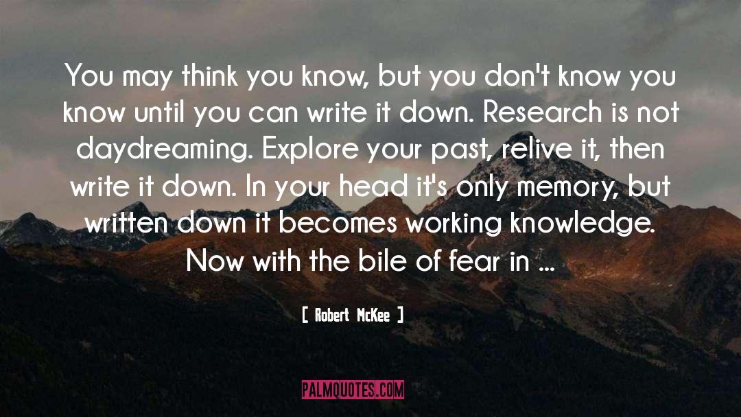 Changing Your Past quotes by Robert McKee