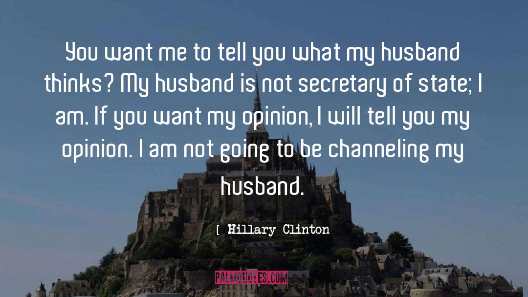 Channeling quotes by Hillary Clinton