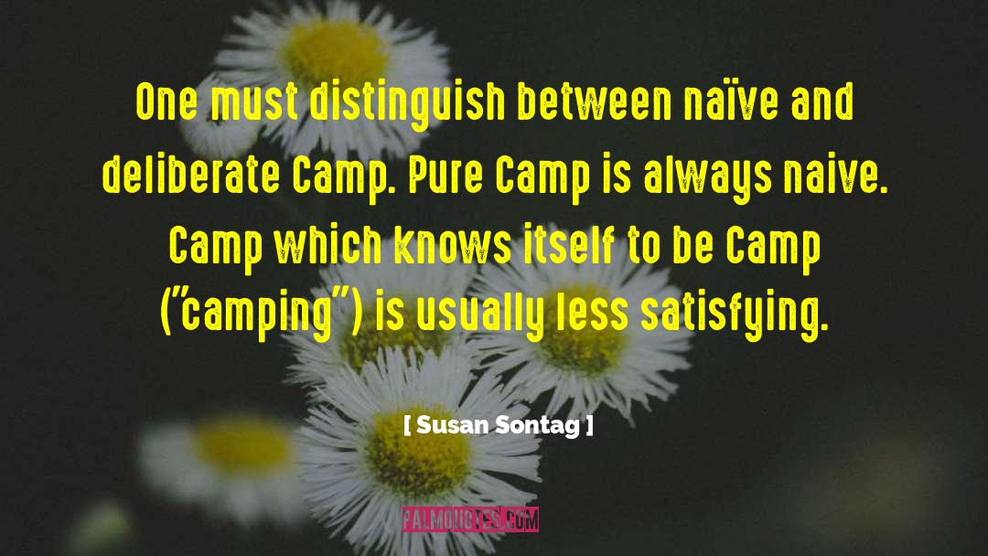 Chantepie Camping quotes by Susan Sontag