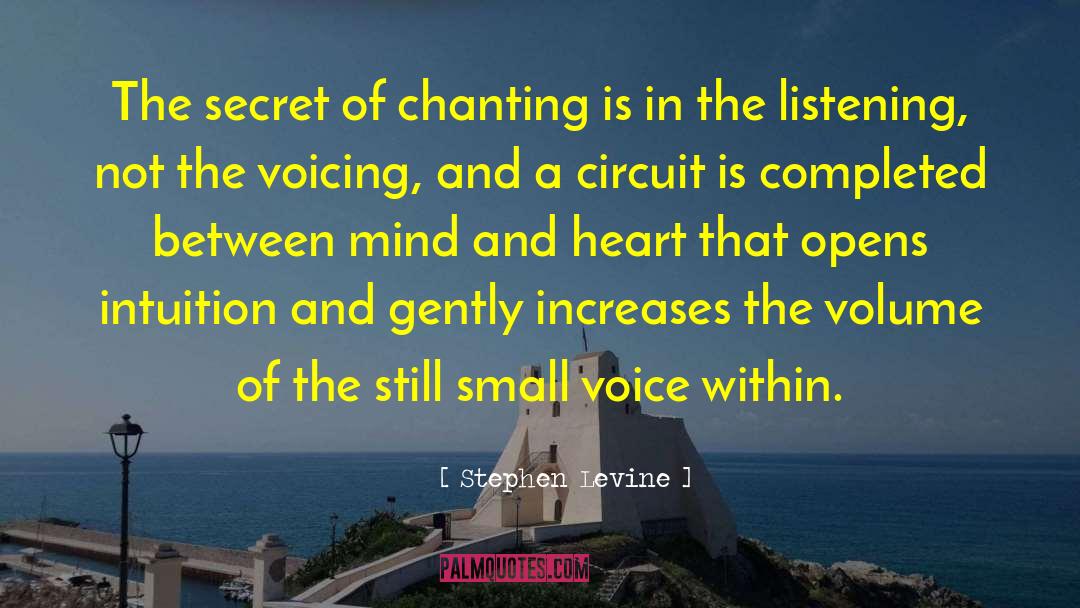 Chanting quotes by Stephen Levine