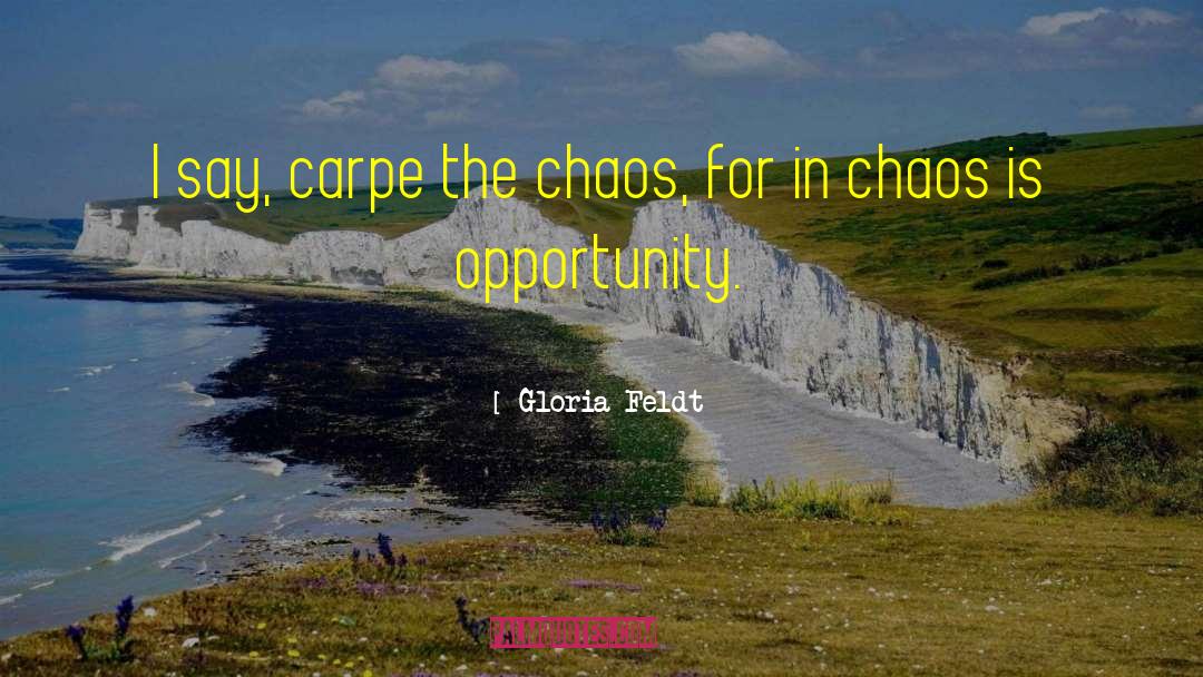 Chaos In Othello quotes by Gloria Feldt