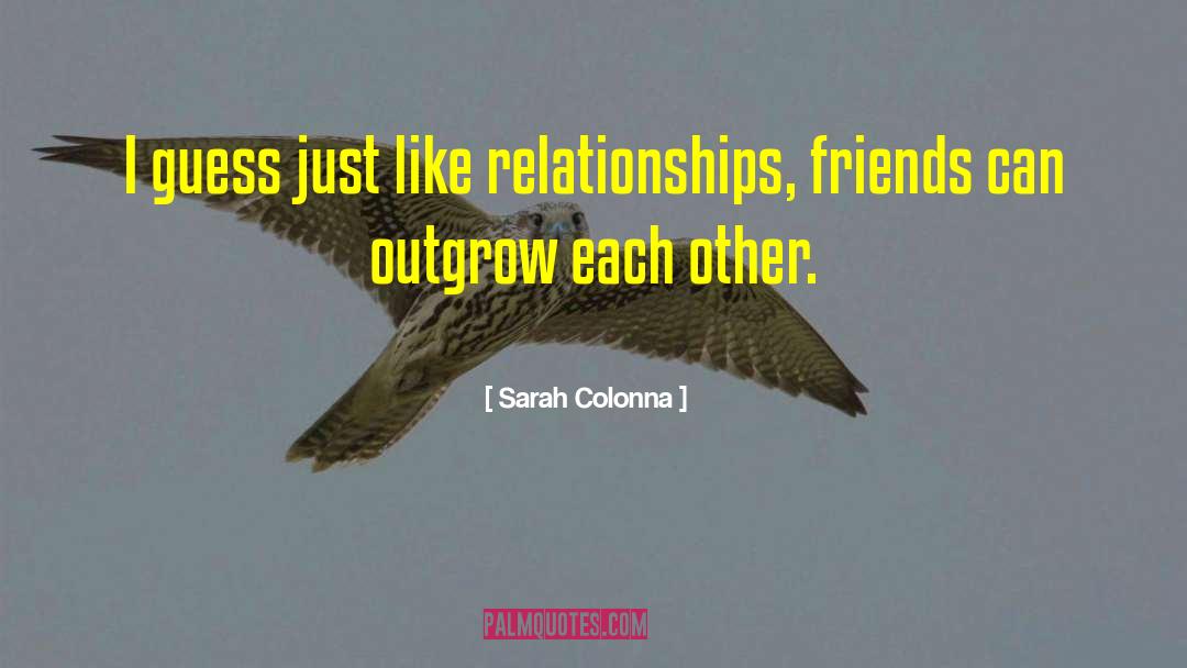 Chaotic Relationships quotes by Sarah Colonna