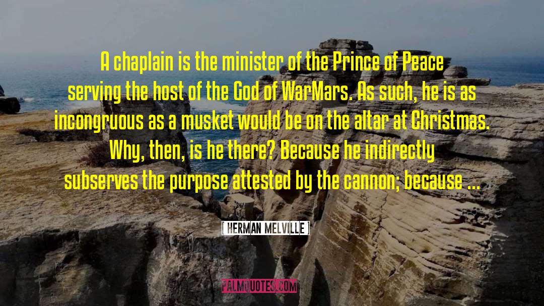 Chaplain quotes by Herman Melville
