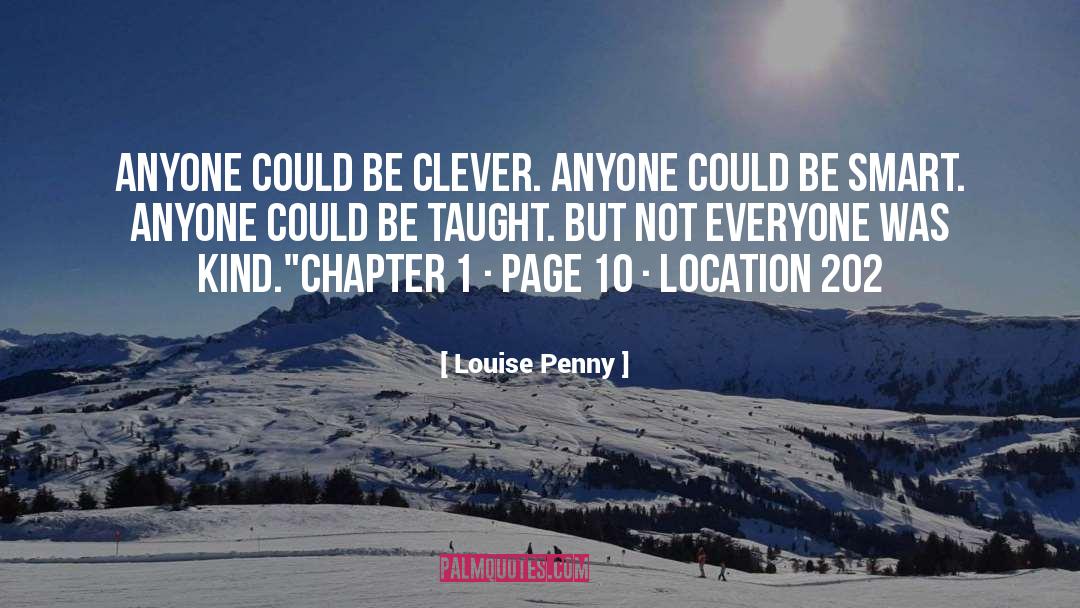 Chapter 1 quotes by Louise Penny