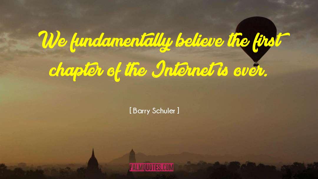 Chapter 15 quotes by Barry Schuler