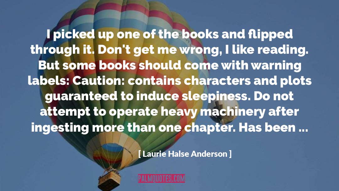 Chapter 23 quotes by Laurie Halse Anderson