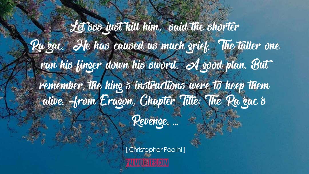 Chapter 27 P 184 quotes by Christopher Paolini